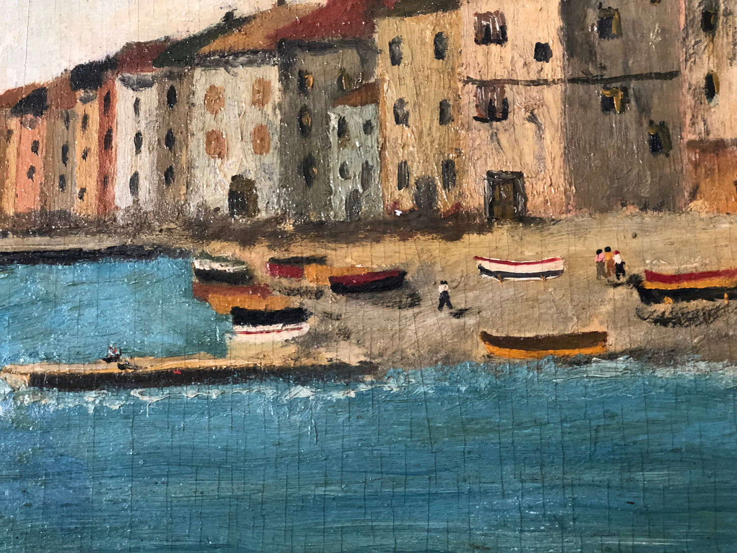Autore : Andrea Folis Olio su tavola costa Ligure epoca primi 900 firmato