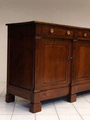 Credenza impero in ciliegio intarsiata ( restaurata )
