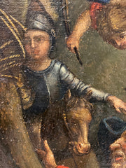 Olio su tela . Il martirio di sant’Andrea . XVII secolo