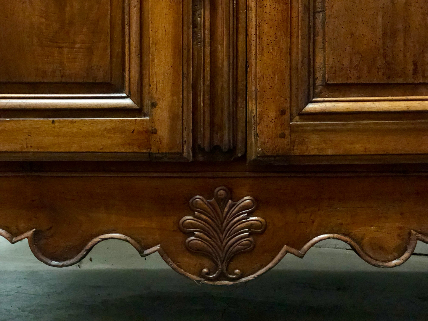 Louis XV Walnut Wardrobe. 18th Century