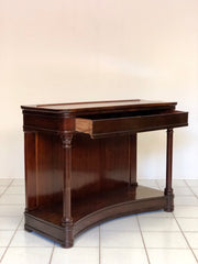 Consolle lombarda Carlo X noce . Restaurata