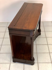 Consolle lombarda Carlo X noce . Restaurata