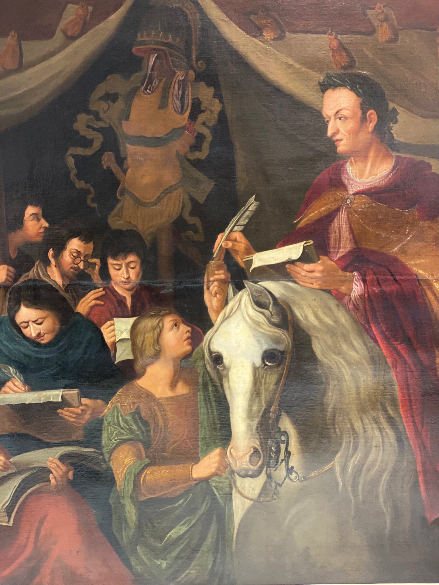 Olio su tela Teodoro Matteini (ambito di , Pistoia 1754 -Venezia 1831