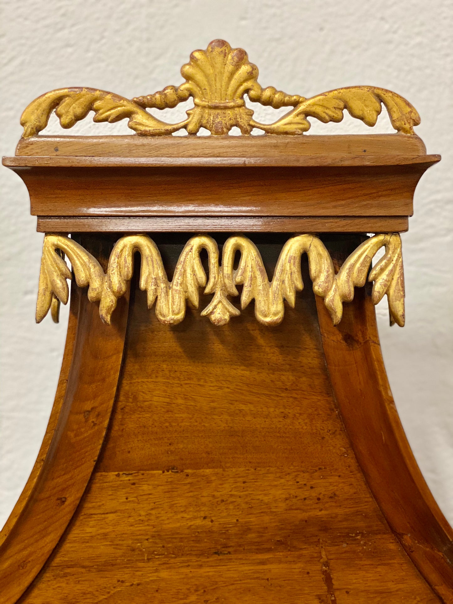 Walnut trumeau. Lucca Siena early 19th century