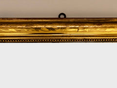 Specchiera lombarda foglia oro . XIX secolo