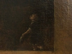 Olio su tela . Betsabea scuola lombarda XVII secolo