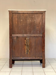 Vetrina impero in piuma di mogano . XIX secolo