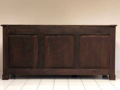 Credenza impero in ciliegio intarsiata ( restaurata )