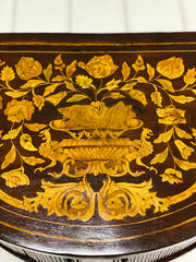 Consolle a mezzaluna Luigi XVI . Olanda fine XVIII secolo