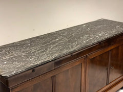 Credenza Carlo X quattro porte . XIX secolo . Restaurata