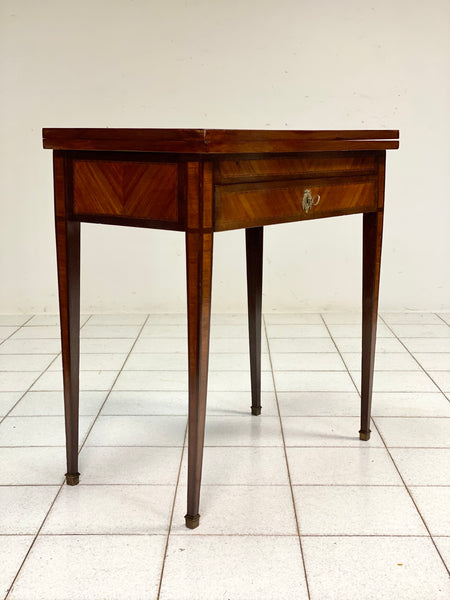 Tavolo da gioco intarsiato Napoleone III