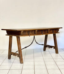 Tavolo scrittoio Luigi XIV a cavalletto epoca 600