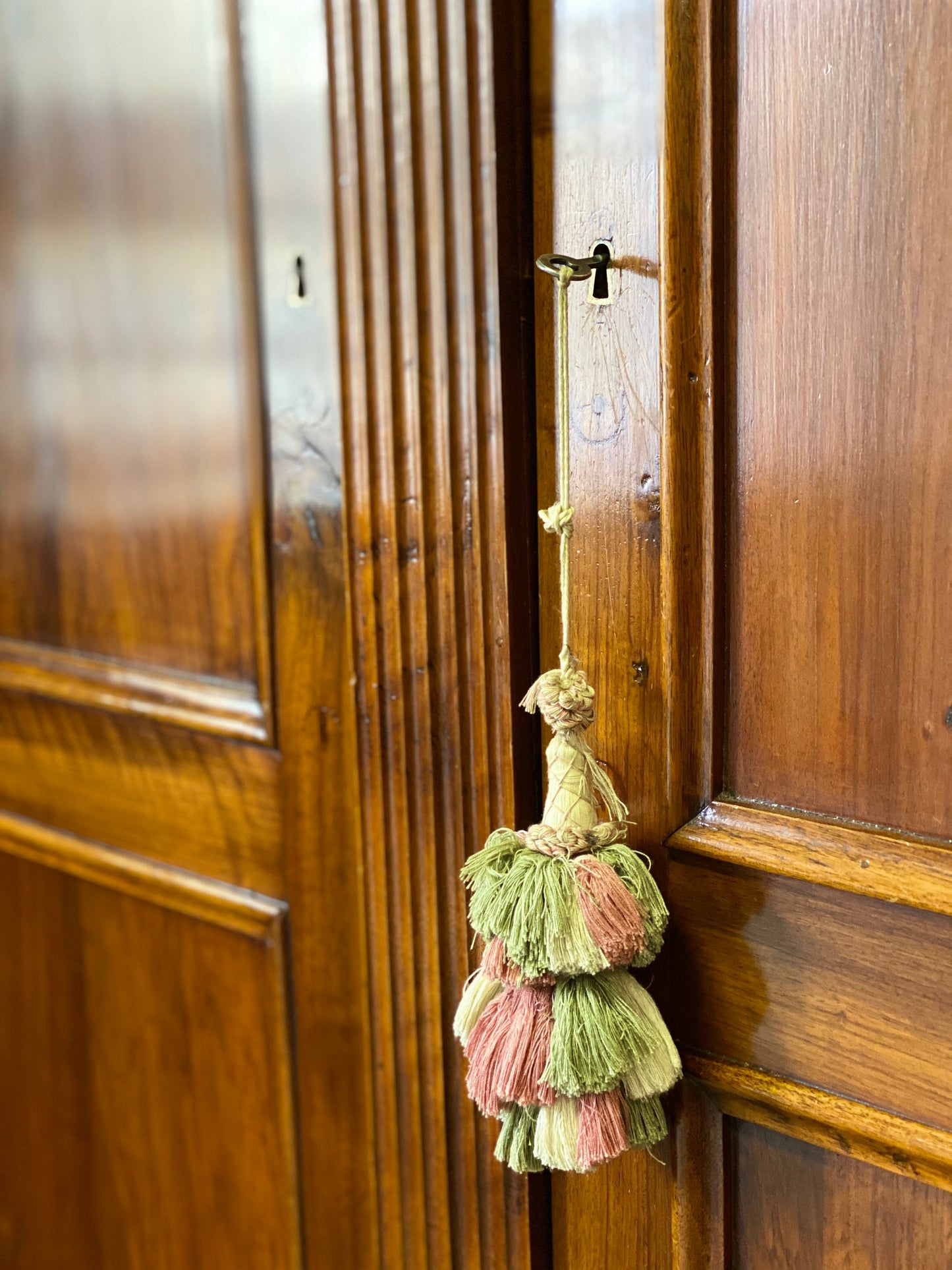 Lombard Charles X Walnut Three-Door Wardrobe 19th Century