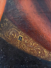 Cupido dormiente, olio su tela fine XVII sec., pittore caravaggesco del nord Italia