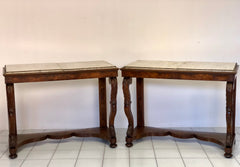 Coppia di Consolles lombarde Carlo X