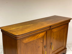 Credenza Carlo X in olmo . Emilia XIX secolo . L 196 cm