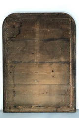 Specchiera lombarda in foglia oro zecchino . Metà XIX secolo . Restaurata