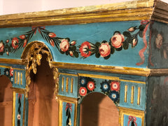 Libreria laccata e dipinta . Marche XVIII secolo