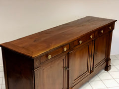Credenza impero in ciliegio intarsiata ( restaurata )