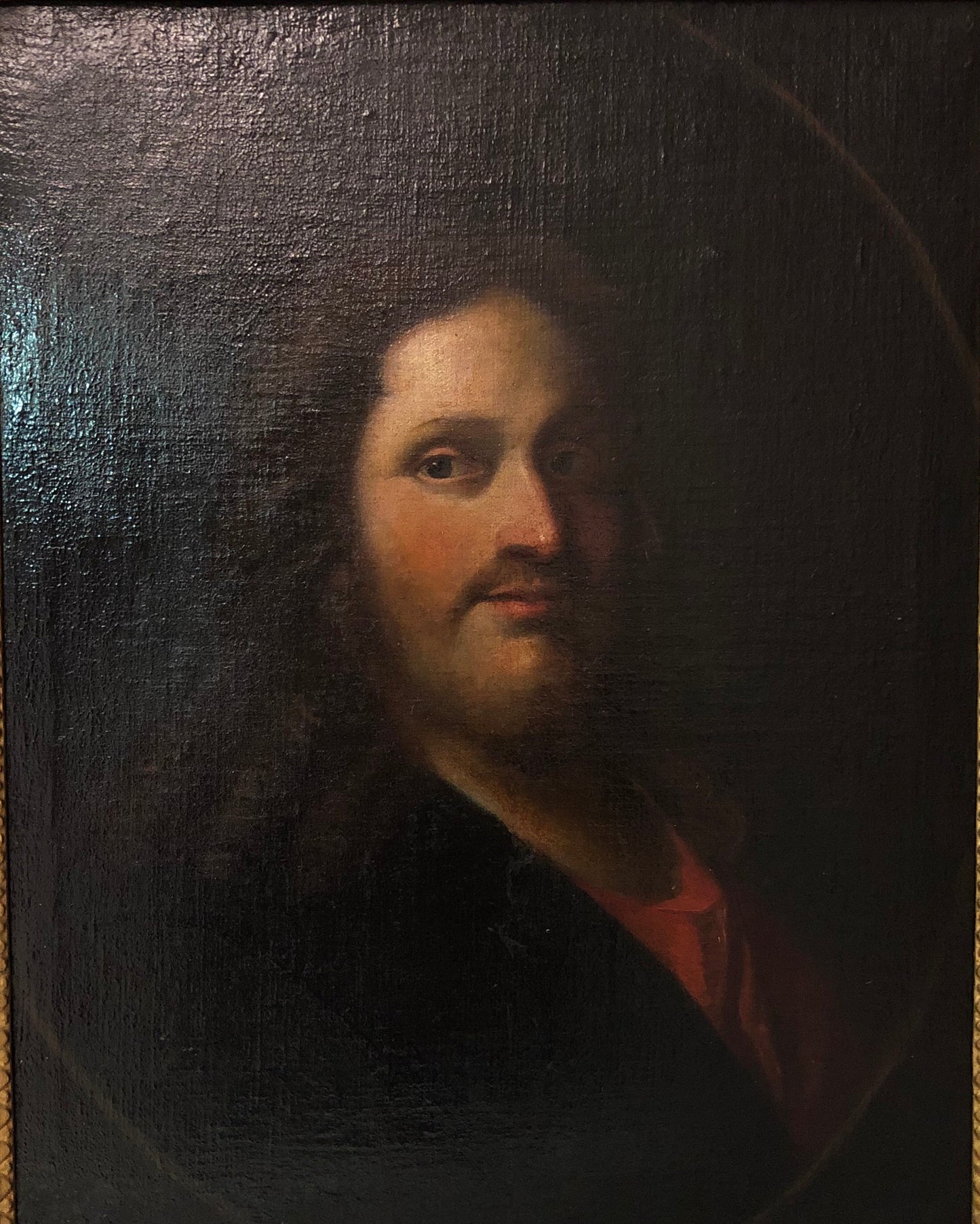 Ritratto olio su tela. Gesù. XVII secolo