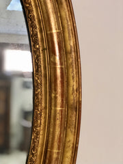Specchiera luigi Filippo in legno dorato .XIX secolo