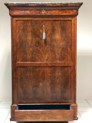 Secretaire cappuccino Carlo X . XIX secolo ( restaurato )