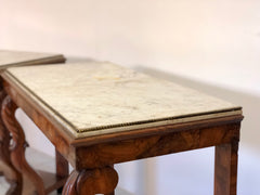 Coppia di Consolles lombarde Carlo X