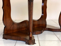 Consolles Lombarda Carlo X . Noce e radica