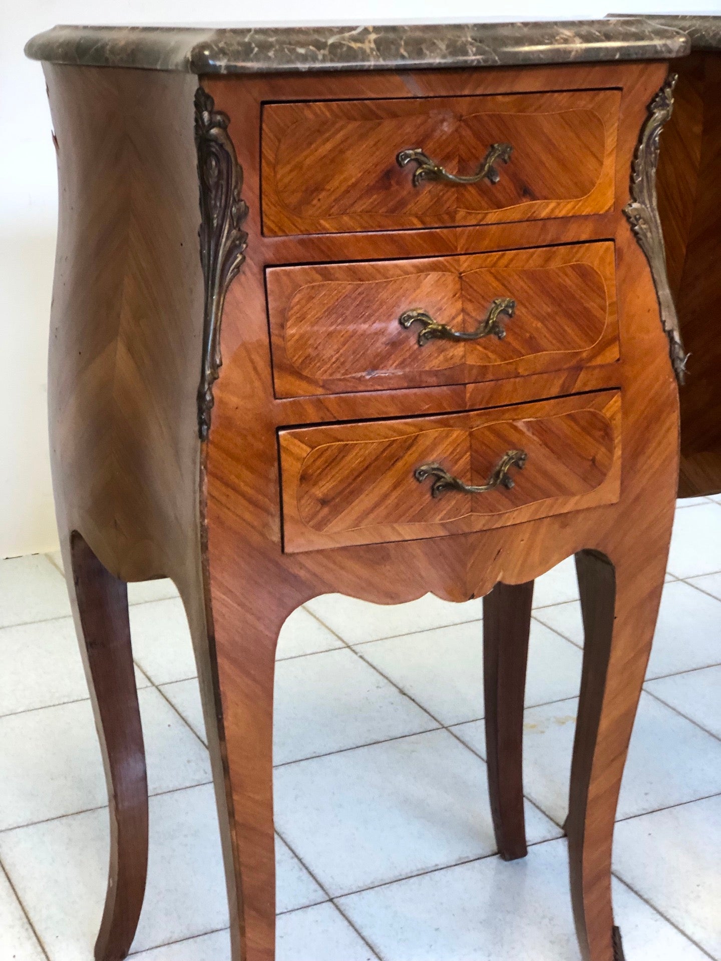 Pair of Napoleon III bedside tables. 19th century
