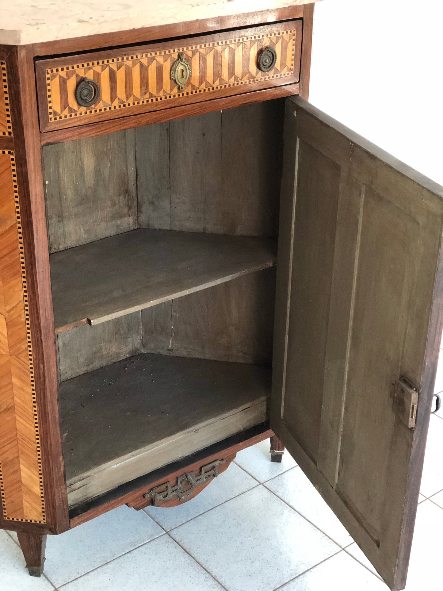 Napoleon III Corner Cabinet. Late 19th century