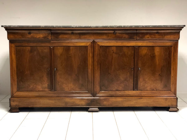 Credenza Carlo X quattro porte . XIX secolo . Restaurata