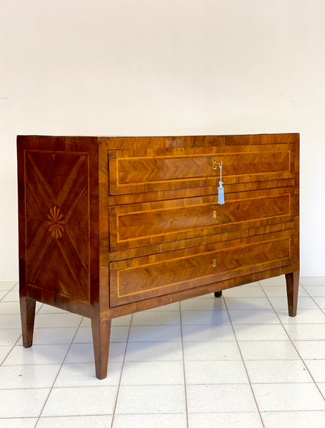 Cassettone Luigi XVI Verona Padova XVIII secolo