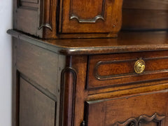 Credenza doppio corpo libreria Luigi XV . XVIII secolo