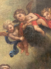 Olio su tela . Il martirio di sant’Andrea . XVII secolo
