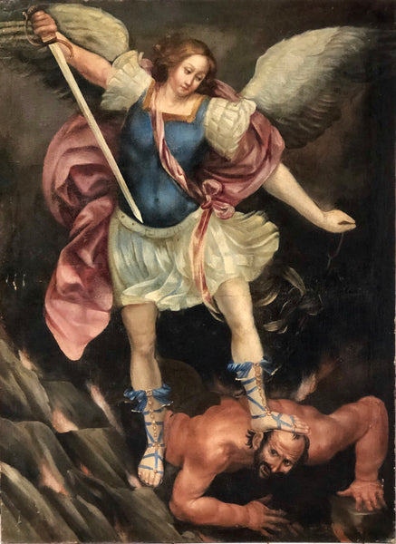 Olio su tela. XVII secolo