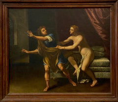 Giuseppe e la moglie di Putifarre Scuola bolognese. XVII secolo