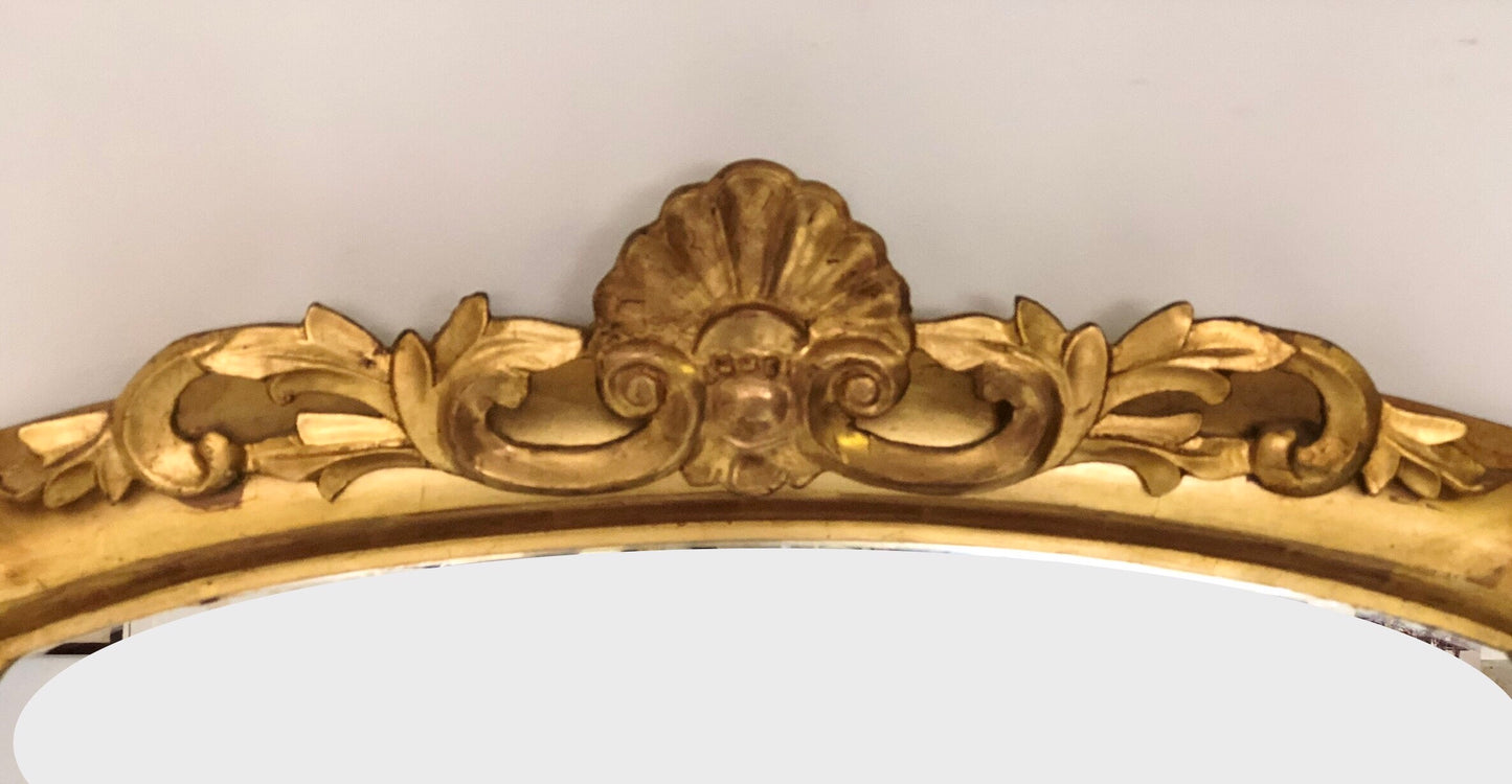 Lombard gold leaf mirror, mid-19th century