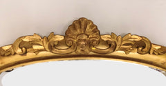 Specchiera lombarda foglia oro metà XIX secolo
