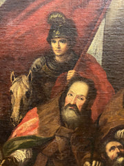 I quattro santi olio su tela. XVII secolo