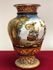 Vaso Albissola maiolica dipinta