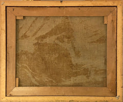 Cupido dormiente, olio su tela fine XVII sec., pittore caravaggesco del nord Italia