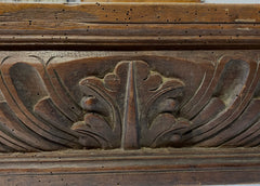 Letto in noce Luigi XIV . Lombardia XVII secolo