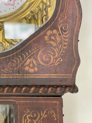 Orologio a pendolo a torre . Metà XIX secolo . Restaurato