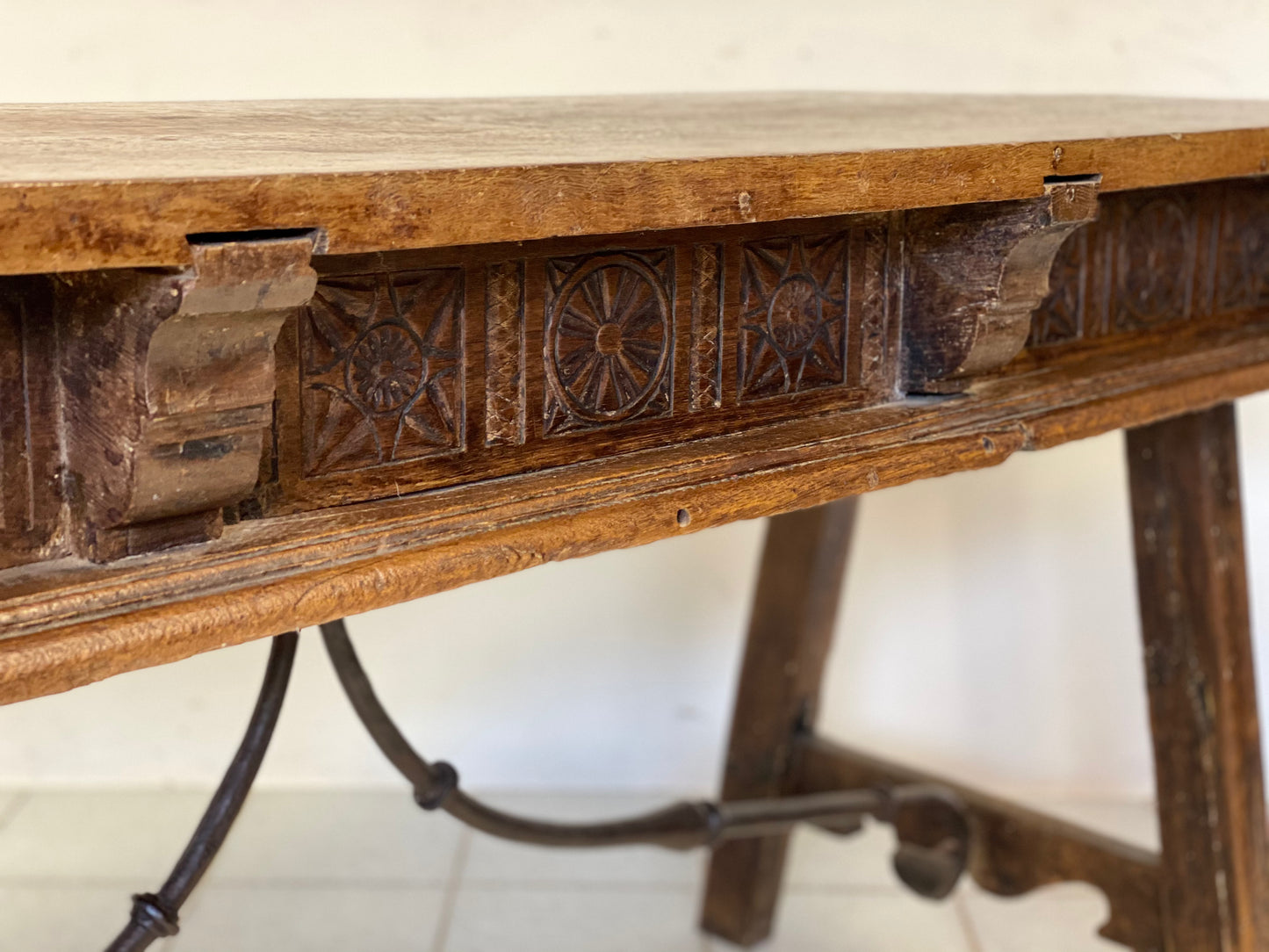 Louis XIV trestle writing table, 17th century