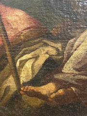 I quattro santi olio su tela. XVII secolo