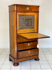 Secretaire con cassaforte . Genova XIX secolo (Restaurato )