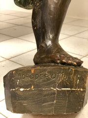 Coppia di Mori veneziani in legno XX secolo