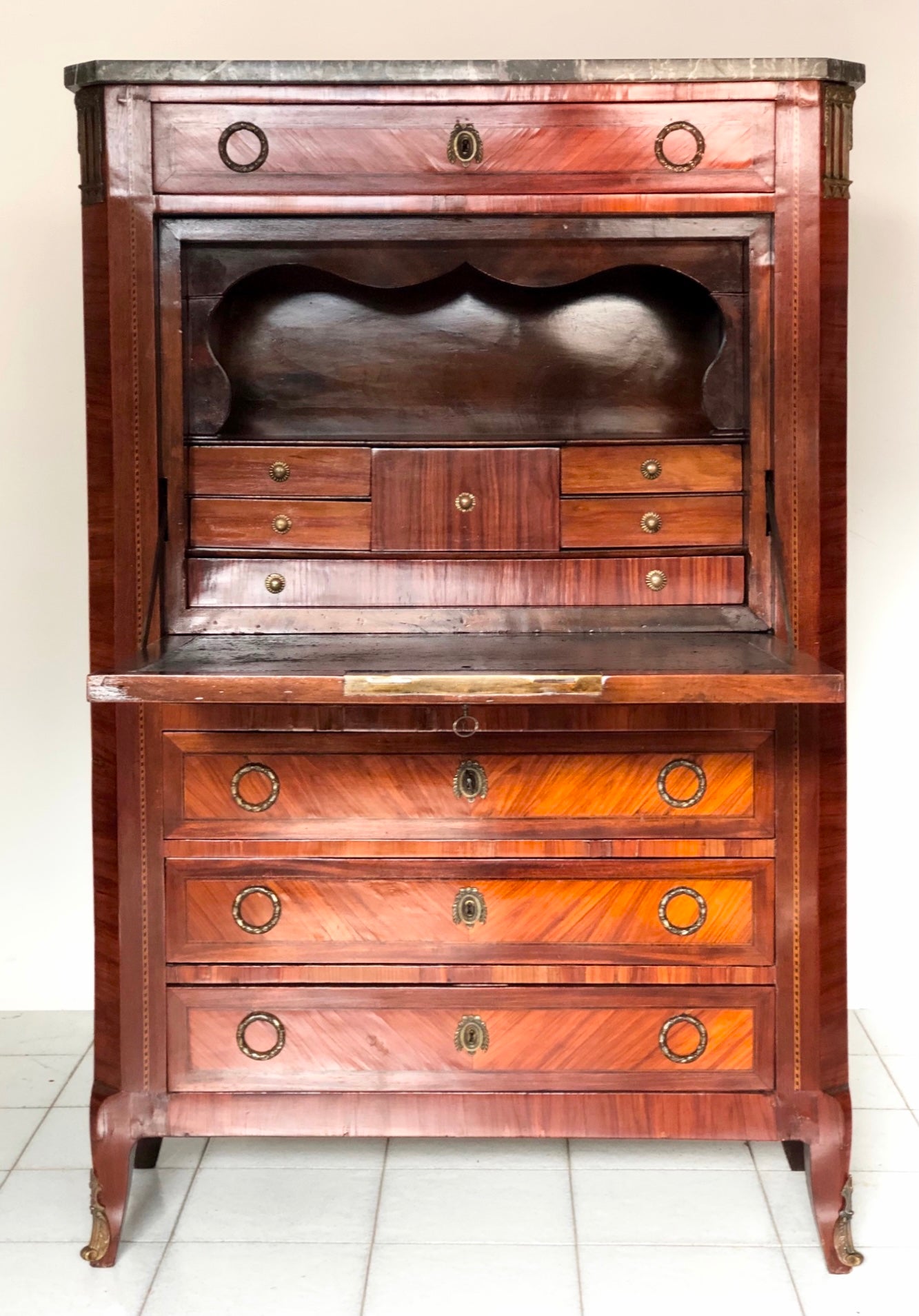 Secretaire Napoleone III. Restaurato . XIX secolo