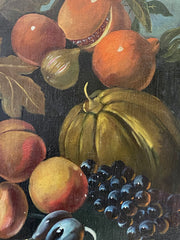 Olio su tela natura morta . Metà XIX secolo