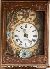 Orologio a pendolo a colonna . XIX secolo